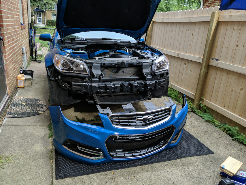 installing a front grill